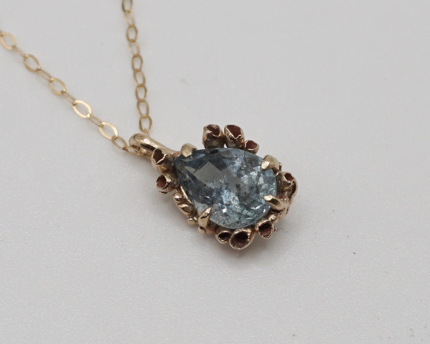 Aquamarine Nymph Necklace - Melissa Yarlett Jewellery